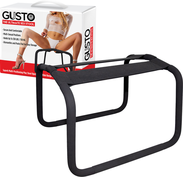 Gusto - The Ultimate Sex Stool - Black