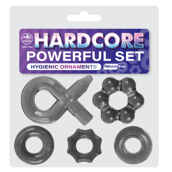 Hardcore Powerful Cockring Set - K. P.