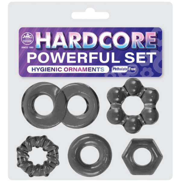 Hardcore Powerful Cockring Set - K. P.