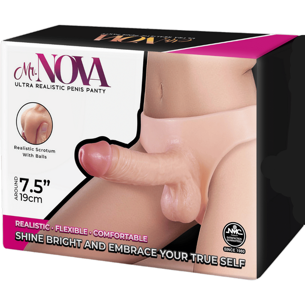 Mr. Nova - Ultra Realistic 7.5" Penis Panty - Flesh - K. P.