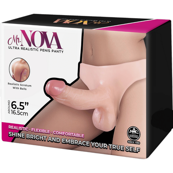 Mr. Nova - Ultra Realistic 6.5" Penis Panty - Flesh - K. P.