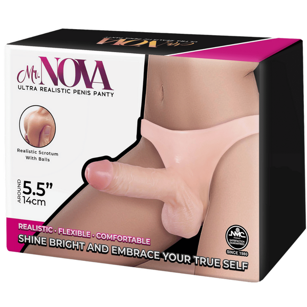 Mr. Nova - Ultra Realistic 5.5" Penis Panty - Flesh - K. P.