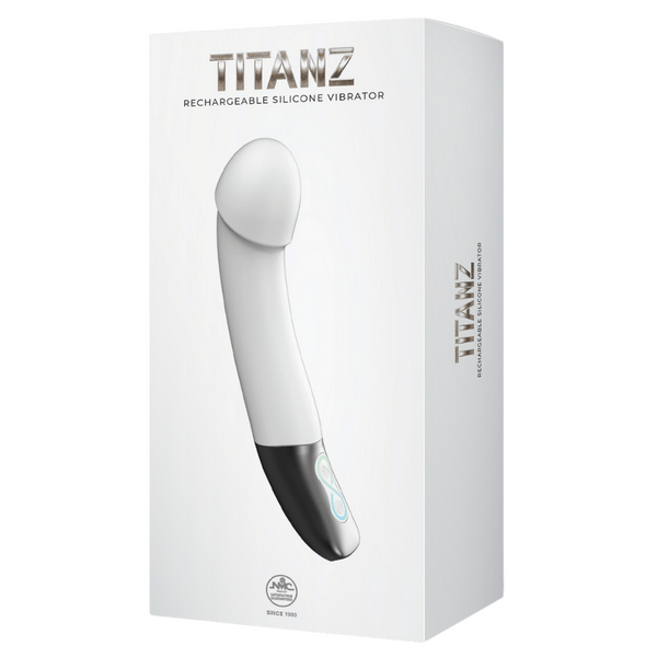 Titanz - Rechargeable Silicone Vibrator - Multiple Colours - K. P.