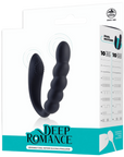 Deep Romance - Bendable Dual Motors Silicone Stimulator - Black - K. P.