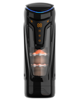 Thrusting Vibrating Heating Male Masturbator - Warrior - Black - K. P.