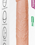 11'' Realistic Long Dildo - Flesh - K. P.