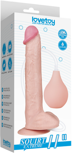 Squirt Extreme - 11" Squirting Dildo - Multiple Colours - K. P.