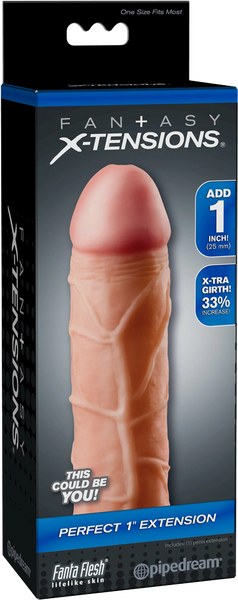 Fantasy X-Tensions - Perfect 1" Extension - Flesh - K. P.