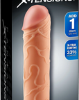 Fantasy X-Tensions - Perfect 1" Extension with Ball Strap - Flesh