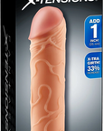 Fantasy X-Tensions - Perfect 1" Extension with Ball Strap - Flesh - K. P.