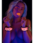 Taboom - Glow Wrist Cuffs - Pink/Black