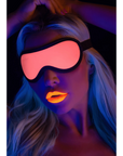 Taboom Glow Blindfold - Pink/Black