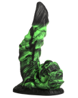 Creature Cocks - Glowzilla Glow-in-the-Dark Silicone Dildo - Green/Black - K. P.