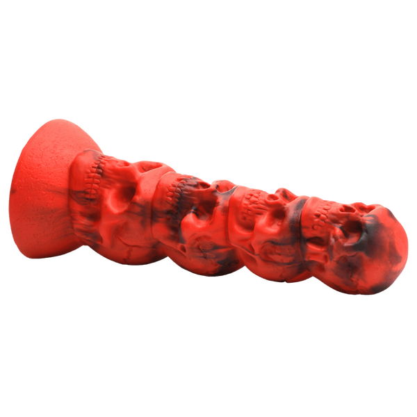 Creature Cocks - Doom Silicone Dildo - Red/Black - K. P.