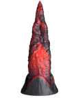 Creature Cocks - Dragon Tongue Silicone Dildo - Red/Black - K. P.