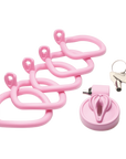 The Master Series - Pussification Vulva Chastity Cage - Pink - K. P.