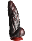 Creature Cocks - King Kong Silicone Dildo - Grey/Red - K. P.