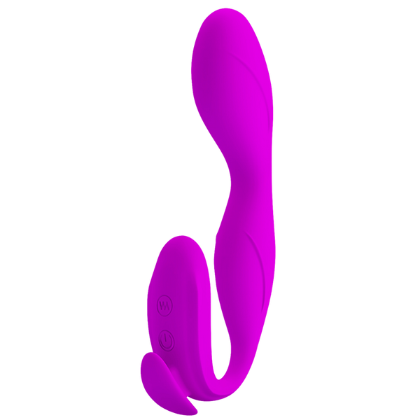 Silicone Dual Stimulator - Lust - Purple