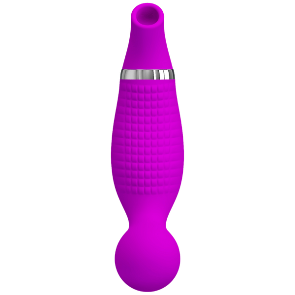 Rechargeable Romance Pecker Suction Stimulator - Purple