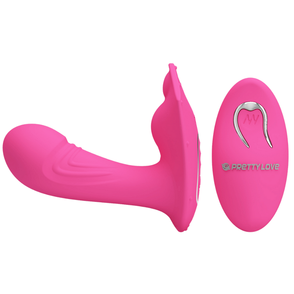 Remote Control Walker Wearable Vibrator - Pink