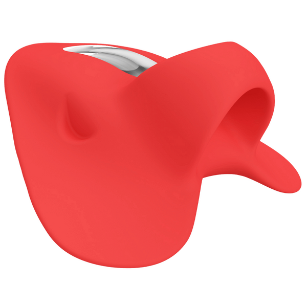 Rechargeable Finger Vibrator - Carnation - Red - K. P.
