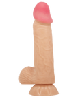 Sliding Skin Series 8.1" Dildo - Multiple Colours - K. P.