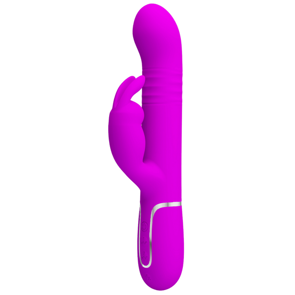 4in1 Multi-Function Thrusting Rabbit  Vibrator - Coale - Multiple Colours - K. P.