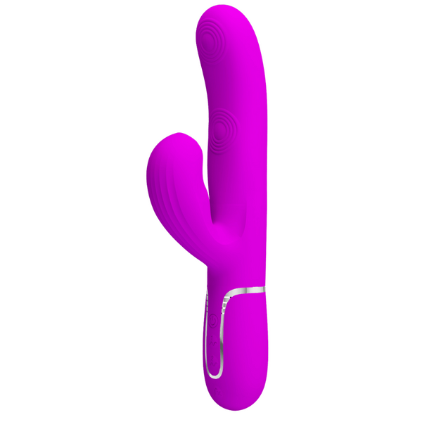 3in1 Multi-Function Thumping Rabbit Vibrator - Perdita - Multiple Colours - K. P.