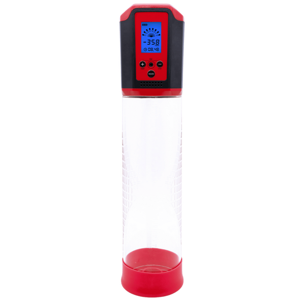 LaViva - Vaczilla X12 USB Electronic Penis Pump - Clear/Red - K. P.