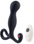 Deep Romance - Remote Controlled Silicone Prostate Stimulator - Black - K. P.