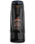 Thrusting Vibrating Heating Male Masturbator - Warrior - Black - K. P.