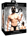 The Master Series - Inhaler Gas Mask with Bottle - Black - K. P.