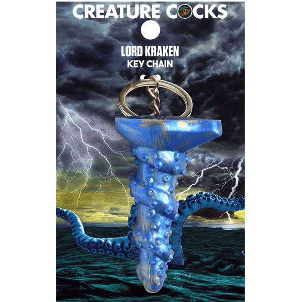 Creature Cocks - Lord Kraken Keychain - Blue - K. P.