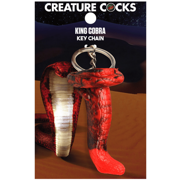 Creature Cocks - King Cobra Keychain - Red - K. P.