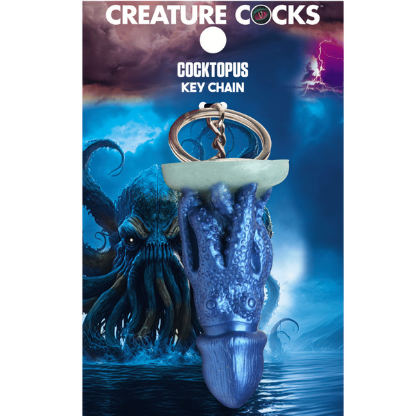 Creature Cocks - Cocktopus Keychain - Blue - K. P.