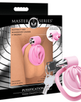 The Master Series - Pussification Vulva Chastity Cage - Pink - K. P.