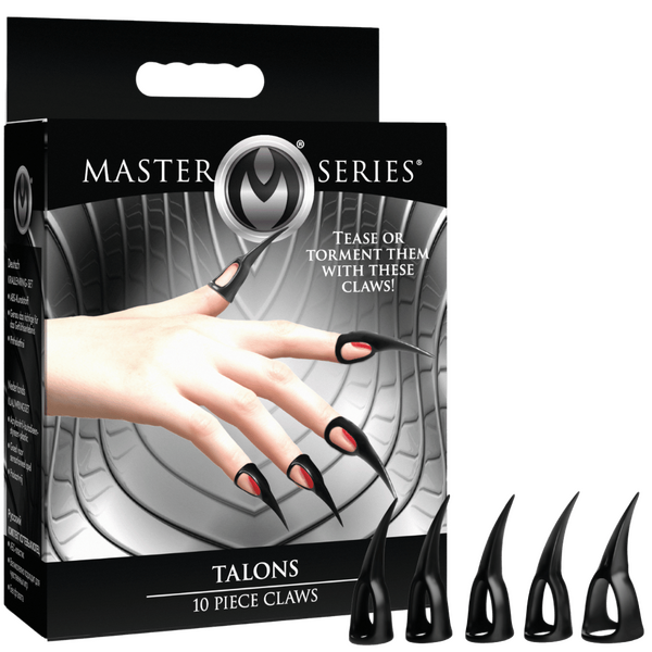 The Master Series - Talons 10 Piece Claws - Black - K. P.