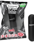 Rechargeable Soft Touch Bullet - Multiple Colours - K. P.