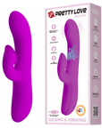 Rabbit Vibrator with Suction - Anthony - Purple - K. P.