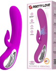 Rabbit Vibrator with Suction - Nicola - Multiple Colours - K. P.