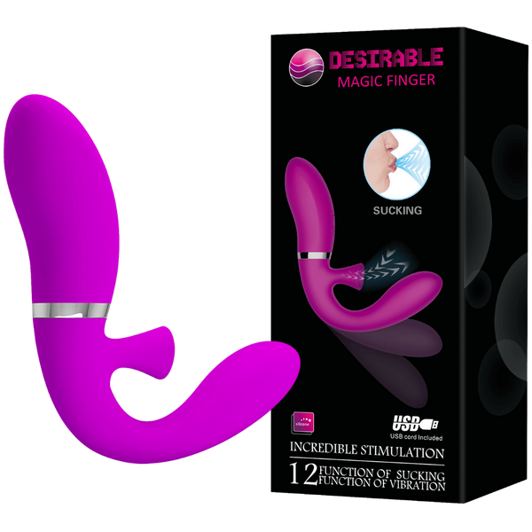 Desirable Magic Finger Suction Stimulator - Purple