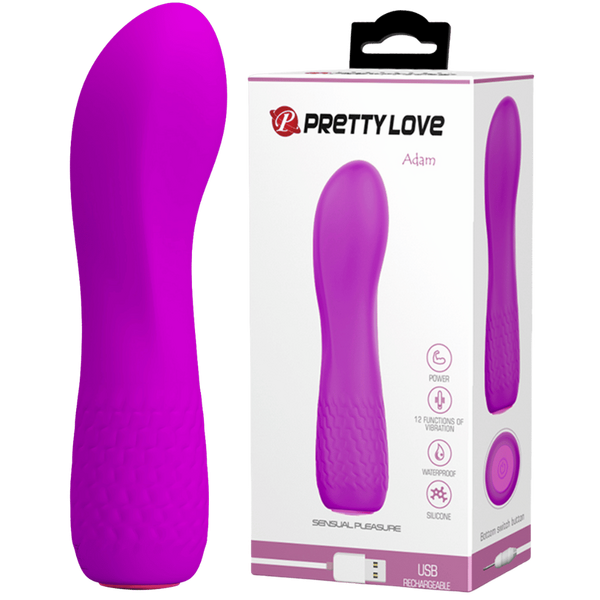 Rechargeable Adam G-Spot Vibrator - Purple