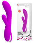 Rechargeable Warming Wilbur Rabbit Vibrator - Purple