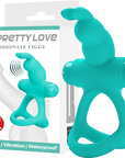 Vibrating Cock Ring - Passionate Figgy - Teal - K. P.