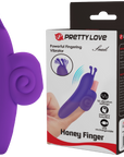 Finger Vibrator - Snail - Purple - K. P.