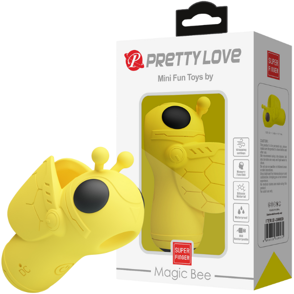 Finger Vibrator - Magic Bee - Yellow - K. P.