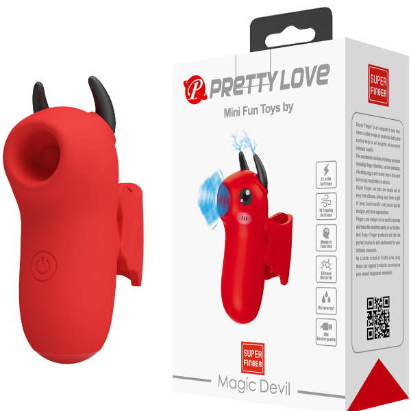 Finger Vibrator - Magic Devil - Red - K. P.
