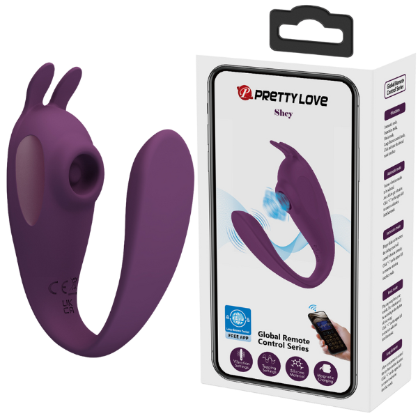 App Control Wearable Vibrator - Shey - Purple - K. P.