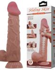 Sliding Skin Series 9.4" Dildo - Multiple Colours - K. P.