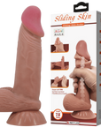 Sliding Skin Series 7.6" Dildo - Multiple Colours - K. P.